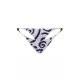 Monochrome Swirl Print Bead Detail Bikini Bottoms Monochrome Swirl Print Bead Detail Bikini Bottoms