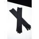Black Plain Satin Long Gloves Black Plain Satin Long Gloves