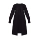 Black Ribbed Knitted Midi Cardigan Black Ribbed Knitted Midi Cardigan
