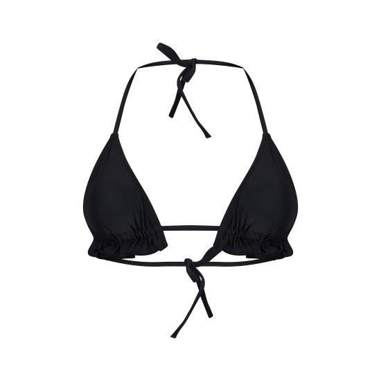 Black Frill Edge Padded Bikini Top Black Frill Edge Padded Bikini Top