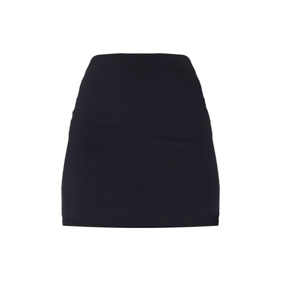 Black Stretch Woven Basic High Rise Micro Mini Skirt Black Stretch Woven Basic High Rise Micro Mini Skirt