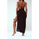 Black Linen Look Beach Sarong Black Linen Look Beach Sarong