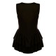 Black Slinky Rara Skort Romper Black Slinky Rara Skort Romper