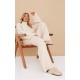 Oatmeal Luxe Rib Knit Wide Leg Pants Oatmeal Luxe Rib Knit Wide Leg Pants