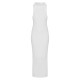 White Funnel Neck Super Soft Knit Maxi Dress White Funnel Neck Super Soft Knit Maxi Dress