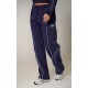 PRETTYLITTLETHING Navy Embroidered Contrast Piping Straight Leg Sweatpants PRETTYLITTLETHING Navy Embroidered Contrast Piping Straight Leg Sweatpants