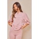 PRETTYLITTLETHING Light Pink Printed Oversized T-shirt PRETTYLITTLETHING Light Pink Printed Oversized T-shirt