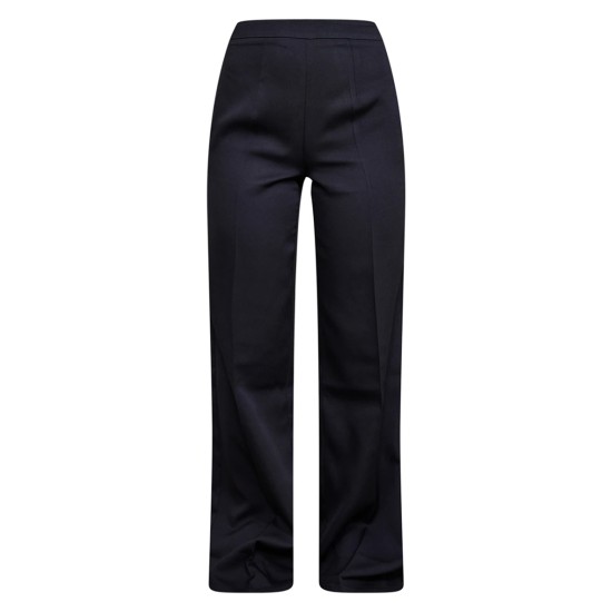 Black Woven High Waisted Tailored Wide Leg Pants Black Woven High Waisted Tailored Wide Leg Pants