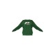 PRETTYLITTLETHING Forest Green Embroidered Contrast Oversized Sweatshirt PRETTYLITTLETHING Forest Green Embroidered Contrast Oversized Sweatshirt