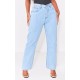 PRETTYLITTLETHING Shape Vintage V Front Waistband Straight Leg Jeans PRETTYLITTLETHING Shape Vintage V Front Waistband Straight Leg Jeans