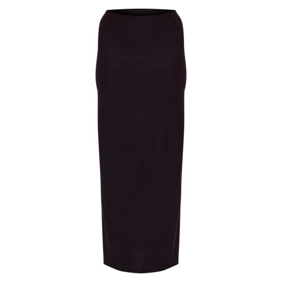 Black Soft Touch Low Rise Maxi Skirt Black Soft Touch Low Rise Maxi Skirt