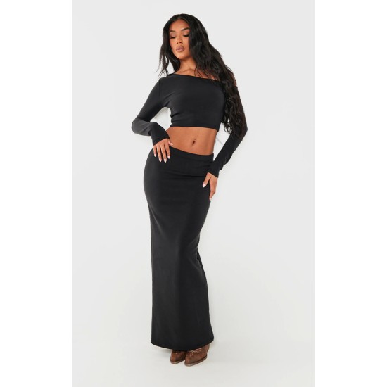 Black Premium Soft Touch Long Sleeve Top Black Premium Soft Touch Long Sleeve Top