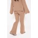 Petite Mocha Rib Knit Wide Leg Pant Petite Mocha Rib Knit Wide Leg Pant
