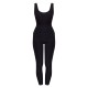 Black Slinky Sleeveless Scoop Neck Jumpsuit Black Slinky Sleeveless Scoop Neck Jumpsuit