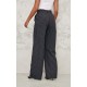 Tall Black Pinstripe Tailored Wide Leg Pants Tall Black Pinstripe Tailored Wide Leg Pants