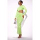 Lime Sequin Cut Out Long Sleeve Maxi Dress Lime Sequin Cut Out Long Sleeve Maxi Dress
