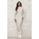 Stone Turtle Neck Knitted Bodycon Maxi Dress Stone Turtle Neck Knitted Bodycon Maxi Dress