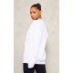 White Oversized Fitting Sweatshirt White Oversized Fitting Sweatshirt