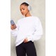 White Oversized Fitting Sweatshirt White Oversized Fitting Sweatshirt