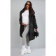 Maternity Black Oversized Collar Belted Longline Puffer Coat Maternity Black Oversized Collar Belted Longline Puffer Coat