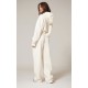 PRETTYLITTLETHING Cream Premium Print Zip Front Hoodie PRETTYLITTLETHING Cream Premium Print Zip Front Hoodie