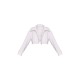 Cream Wool Look Pocket Detail Cropped Jacket Cream Wool Look Pocket Detail Cropped Jacket