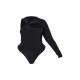 Plus Black Cut Out Ring Detail Long Sleeve Bodysuit Plus Black Cut Out Ring Detail Long Sleeve Bodysuit