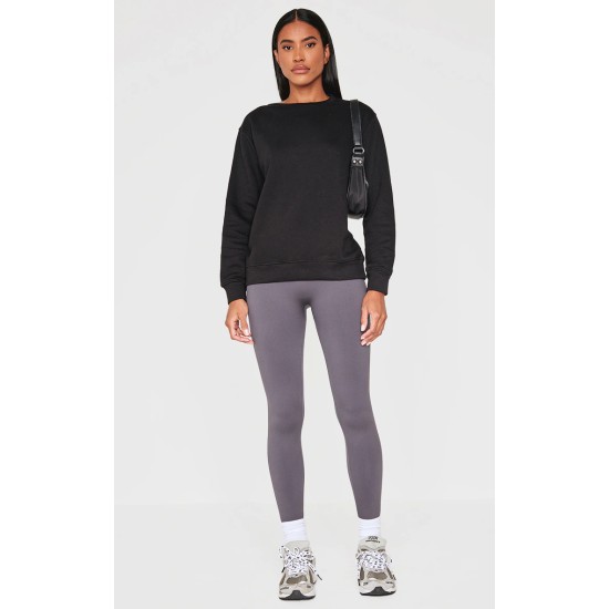 Black Oversized Sweatshirt Black Oversized Sweatshirt