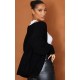 Black Chunky Knit Slouchy Cardigan Black Chunky Knit Slouchy Cardigan