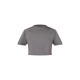 Cotton Charcoal Oversized Crop T-Shirt Cotton Charcoal Oversized Crop T-Shirt