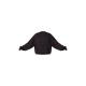 PRETTYLITTLETHING Black Boxy Embroidered Sweatshirt PRETTYLITTLETHING Black Boxy Embroidered Sweatshirt