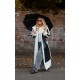 Black Faux Leather Oversized Lapel Borg Lined Belted Coat Black Faux Leather Oversized Lapel Borg Lined Belted Coat