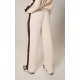 PRETTYLITTLETHING Cream Embroidered Contrast Panel Straight Leg Sweatpants PRETTYLITTLETHING Cream Embroidered Contrast Panel Straight Leg Sweatpants