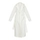 White Boucle Oversized Tie Waist Maxi Coat White Boucle Oversized Tie Waist Maxi Coat