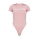 PRETTYLITTLETHING Light Pink Logo Short Sleeve Bodysuit PRETTYLITTLETHING Light Pink Logo Short Sleeve Bodysuit