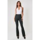 Black Coated Denim Flares Black Coated Denim Flares