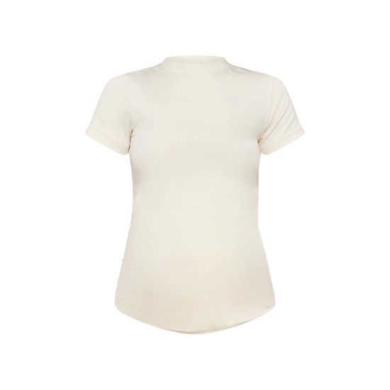 Maternity Stone Marl Short Sleeve T-shirt Maternity Stone Marl Short Sleeve T-shirt
