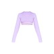 PRETTYLITTLETHING Tape Baby Pink Long Sleeve PJ Top PRETTYLITTLETHING Tape Baby Pink Long Sleeve PJ Top