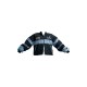 Plus Black Oversized Graphic Zipped Racer Bomber Jacket Plus Black Oversized Graphic Zipped Racer Bomber Jacket