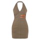 Dark Khaki Stretch Woven Belted Bodycon Dress Dark Khaki Stretch Woven Belted Bodycon Dress