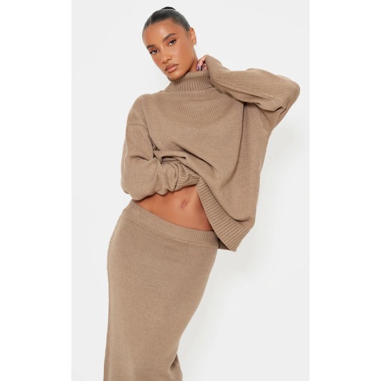 Light Mocha Soft Knit Maxi Skirt Light Mocha Soft Knit Maxi Skirt