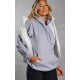 Grey Marl Oversized Sweat Hoodie Grey Marl Oversized Sweat Hoodie