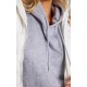 Grey Marl Oversized Sweat Hoodie Grey Marl Oversized Sweat Hoodie