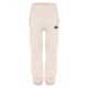PRETTYLITTLETHING Cream Contrast Logo Badge Wide Leg Sweatpants PRETTYLITTLETHING Cream Contrast Logo Badge Wide Leg Sweatpants