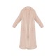 Beige Premium Soft Faux Fur Tailored Maxi Coat Beige Premium Soft Faux Fur Tailored Maxi Coat