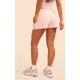 PRETTYLITTLETHING Baby Pink Contrast Binding Runner Shorts PRETTYLITTLETHING Baby Pink Contrast Binding Runner Shorts