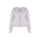 Grey Marl Oversized Hooded Zip Up Sweat Hoodie Grey Marl Oversized Hooded Zip Up Sweat Hoodie