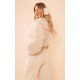 Stone Chunky Knitted Zip Up Oversized Sweater Stone Chunky Knitted Zip Up Oversized Sweater