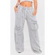 Shape Light Grey Washed Double Waistband Pocket Detail Wide Leg Sweatpants Shape Light Grey Washed Double Waistband Pocket Detail Wide Leg Sweatpants