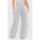 Shape Light Grey Washed Double Waistband Pocket Detail Wide Leg Sweatpants Shape Light Grey Washed Double Waistband Pocket Detail Wide Leg Sweatpants